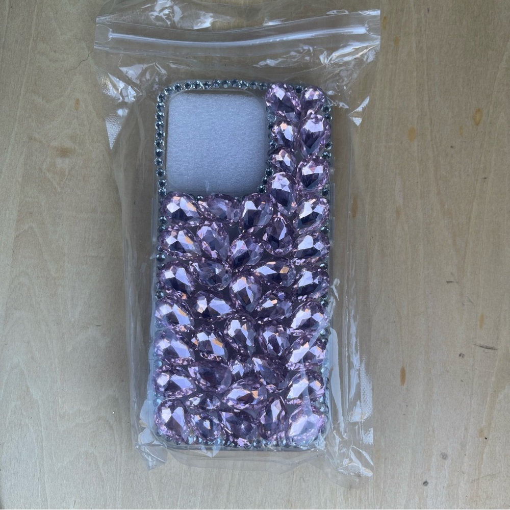 Crystal Pink Iphone 15 Pro Phone Case